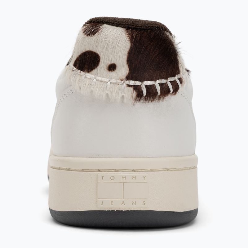 Női cipők Tommy Hilfiger Archive 98 Calf Hair Tab ecru/dark coffee 6
