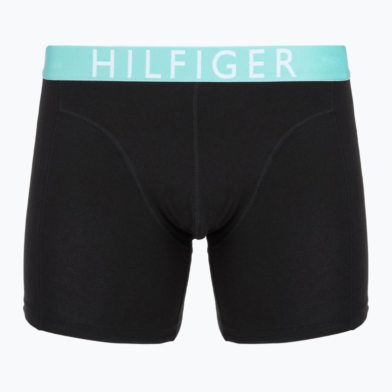 Tommy Hilfiger férfi boxeralsó 3 darabos csomag lemon curd/arctic aqua/fekete 2