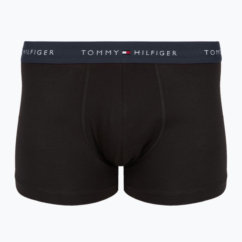 Boxeralsó Tommy Hilfiger Trunk WB 7 pairs blk/mid red/aegean sea/dsrt sky/blu jeans/f r/wht 5