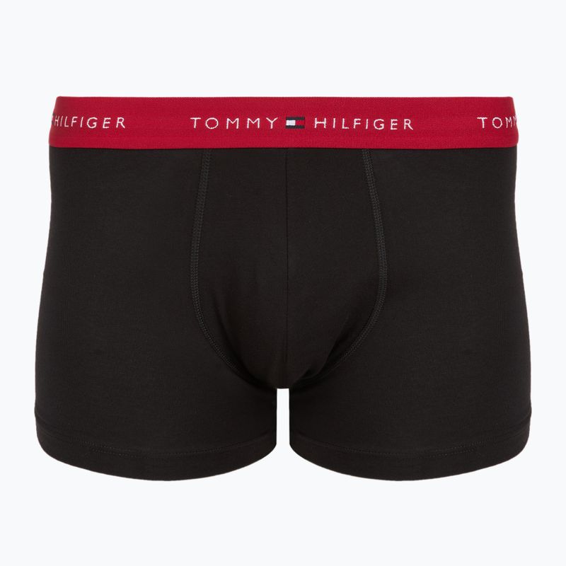 Boxeralsó Tommy Hilfiger Trunk WB 7 pairs blk/mid red/aegean sea/dsrt sky/blu jeans/f r/wht 6