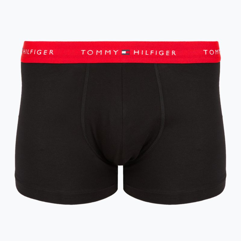 Boxeralsó Tommy Hilfiger Trunk WB 7 pairs blk/mid red/aegean sea/dsrt sky/blu jeans/f r/wht 7