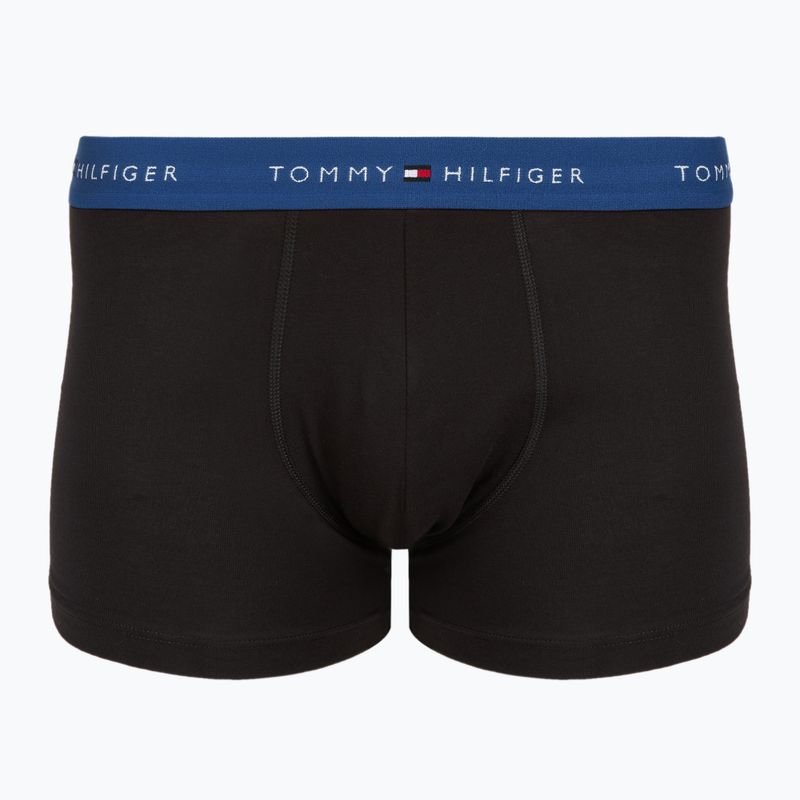 Boxeralsó Tommy Hilfiger Trunk WB 7 pairs blk/mid red/aegean sea/dsrt sky/blu jeans/f r/wht 8