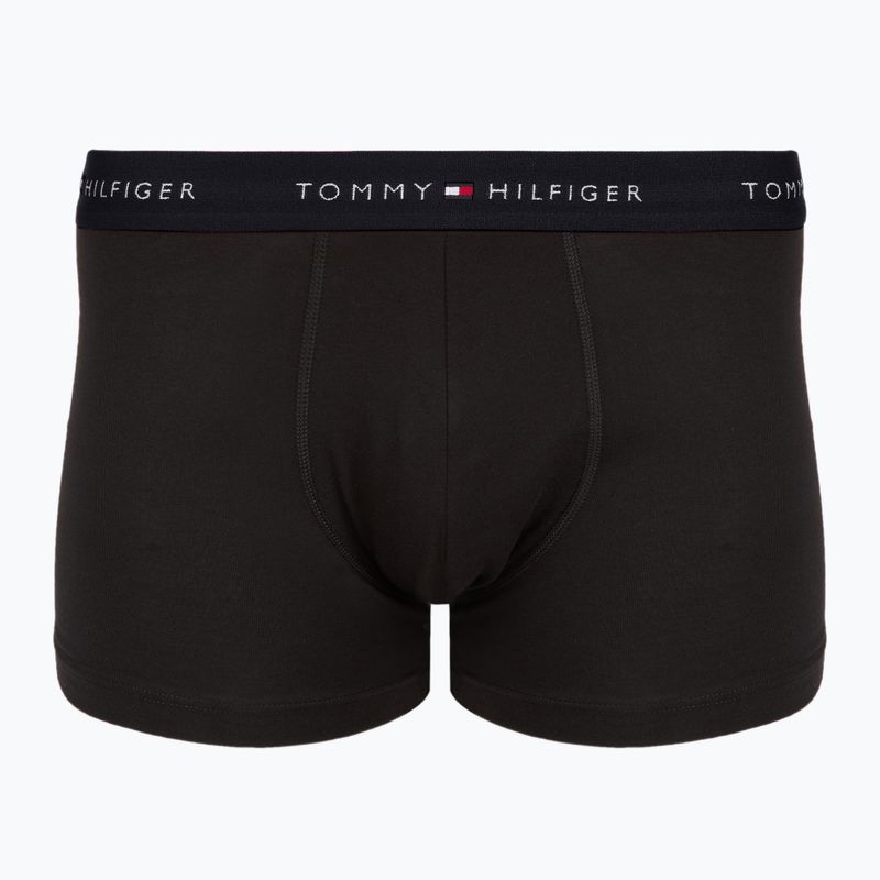 Boxeralsó Tommy Hilfiger Trunk WB 7 pairs blk/mid red/aegean sea/dsrt sky/blu jeans/f r/wht 9