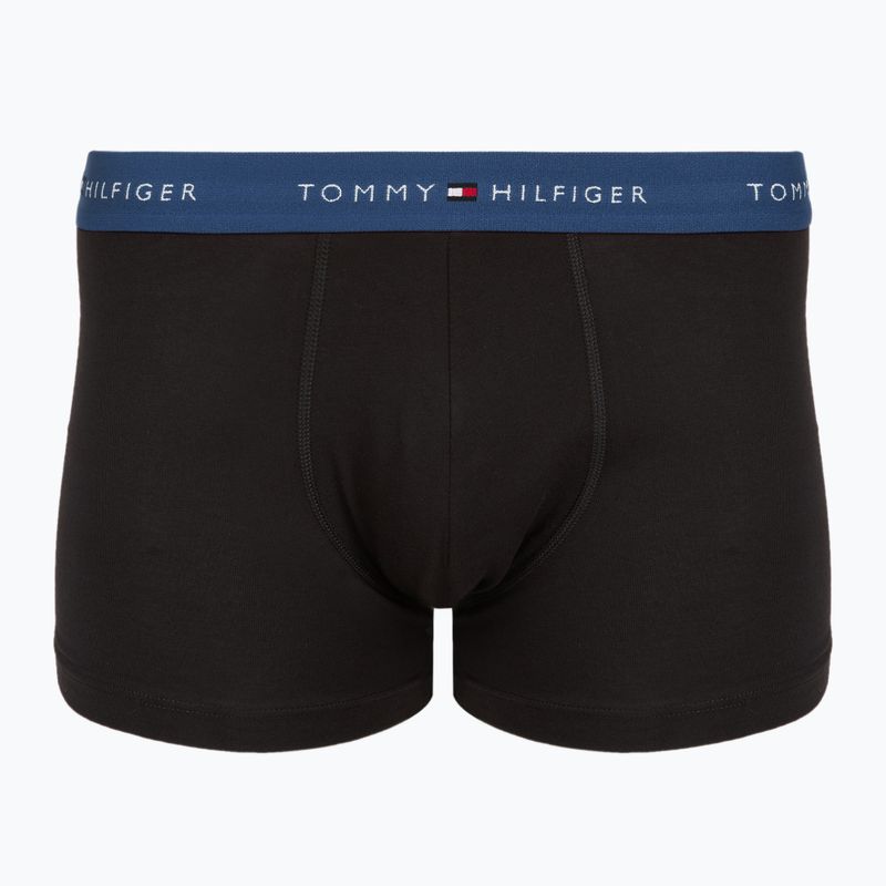 Boxeralsó Tommy Hilfiger Trunk WB 7 pairs blk/mid red/aegean sea/dsrt sky/blu jeans/f r/wht 10