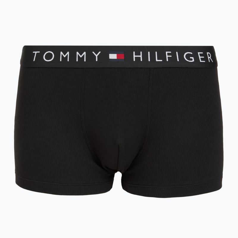 Boxeralsó Tommy Hilfiger Rib Trunk 3 pairs black/black/black 2