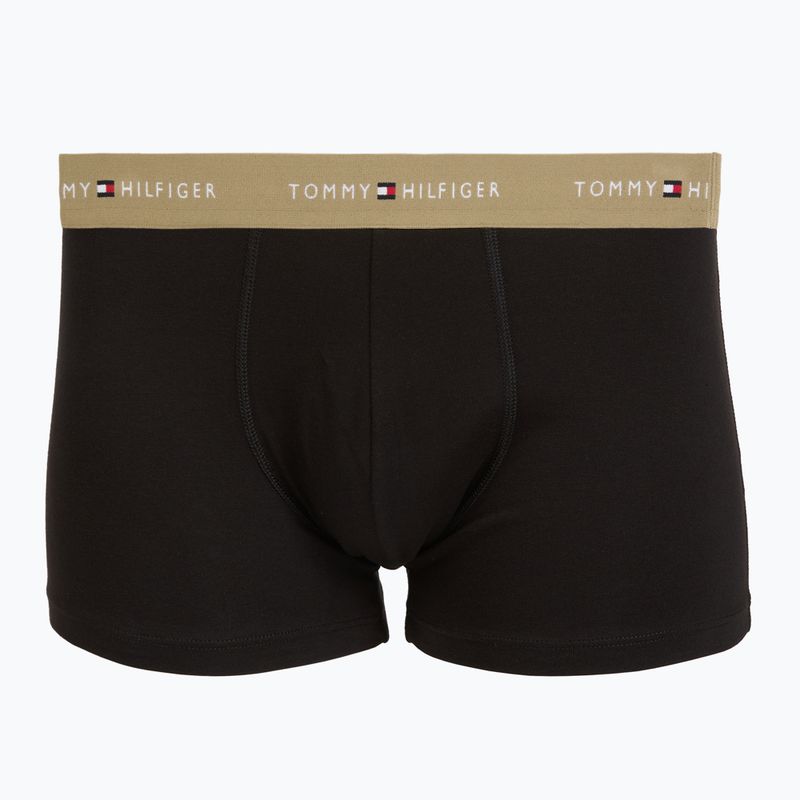 Férfi boxer nadrág Tommy Hilfiger Trunk WB 3 pairs black/citronella/woodridge 3