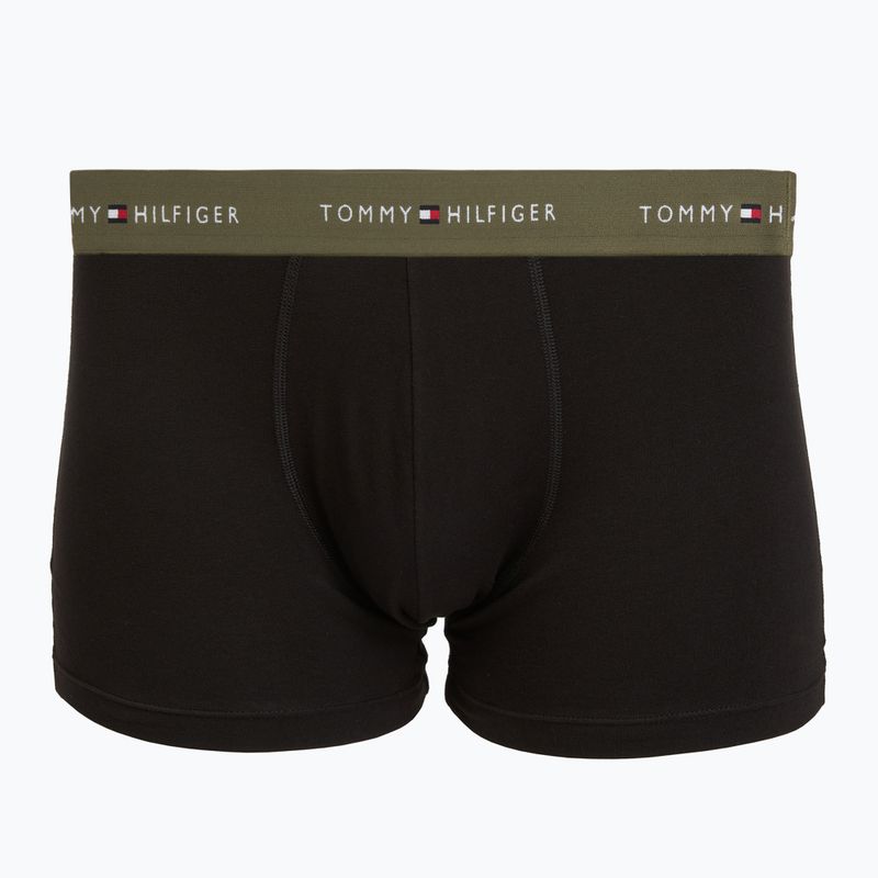 Férfi boxer nadrág Tommy Hilfiger Trunk WB 3 pairs army green/wdg blue/ptch blue 3