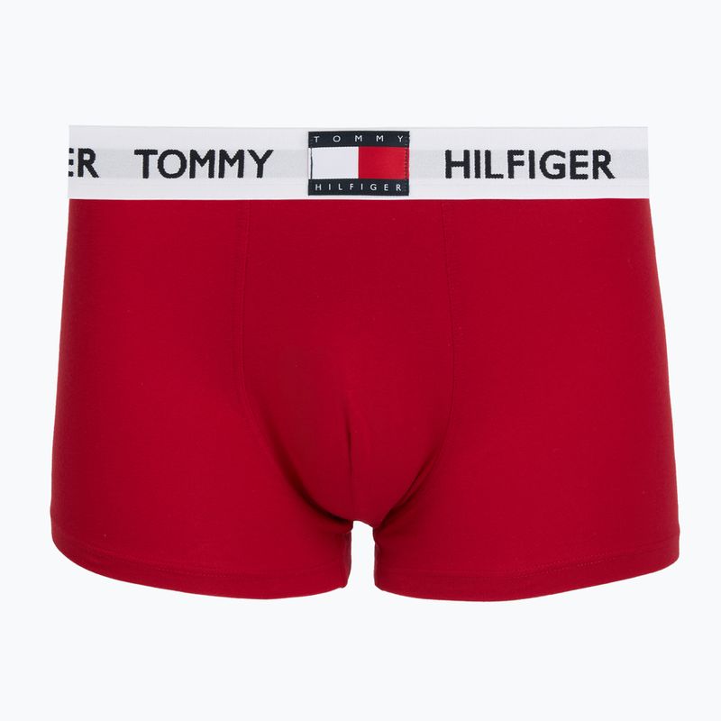 Férfi boxer nadrág Tommy Hilfiger Trunk medium red/white/navy blue 3