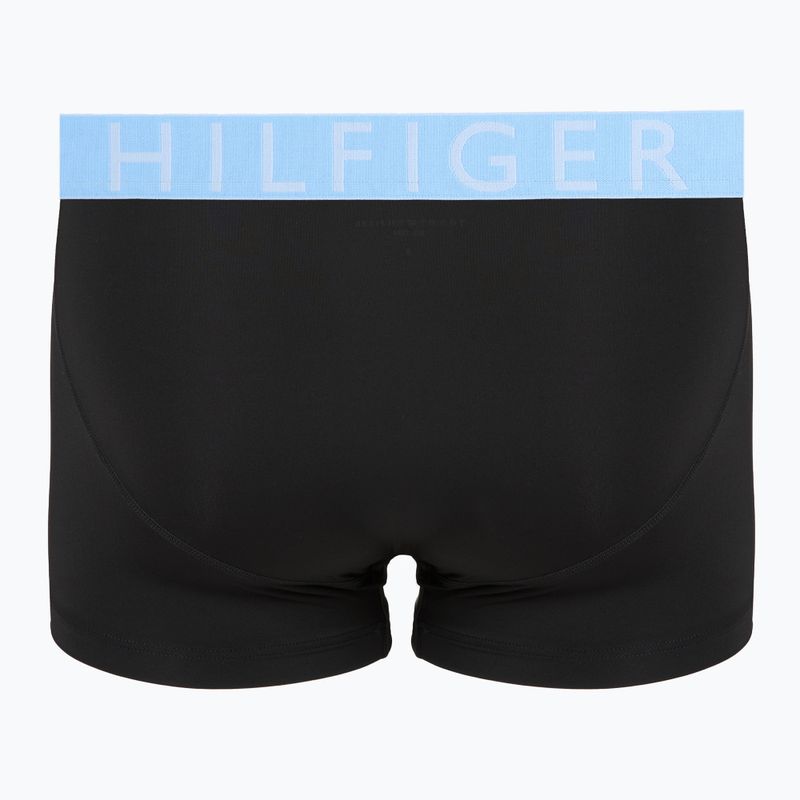 Férfi boxer nadrág Tommy Hilfiger Trunk WB Cooling Technology 3 steam tra rd/brz blue/jde wnk 3