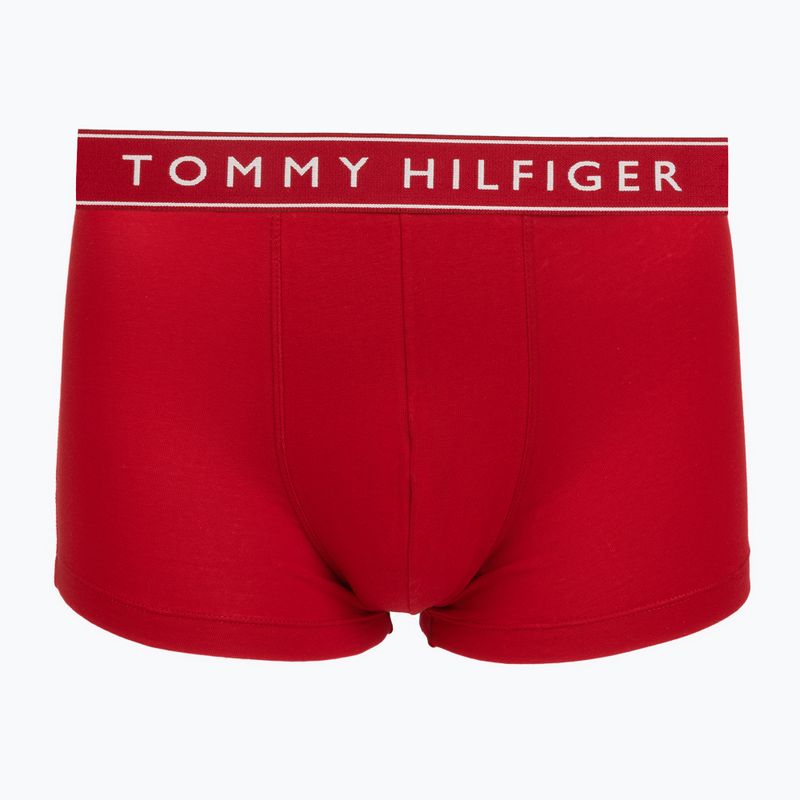 Férfi boxer nadrág Tommy Hilfiger Trunk Dtm white/medium red/navy blue 3