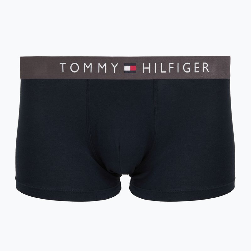 Férfi boxer nadrág Tommy Hilfiger Trunk WB 3 pairs dark ash/brzy blue/rouge 3