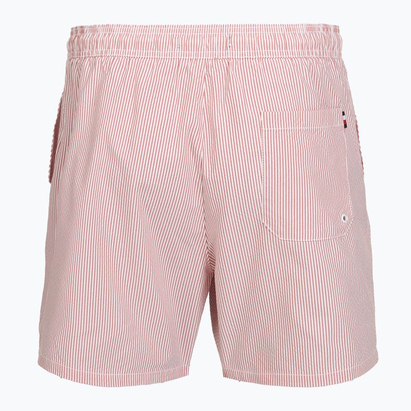 Férfi fürdőnadrág Tommy Hilfiger Medium Drawstring Ithaca terra red/ecru ithaca 2