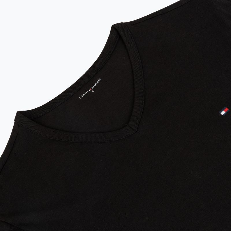 Férfi póló Tommy Hilfiger Cotton V-Neck black/black/black 3