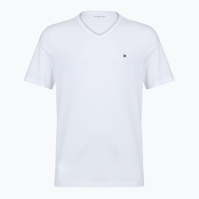 Férfi póló Tommy Hilfiger Cotton V-Neck white/white/white 2