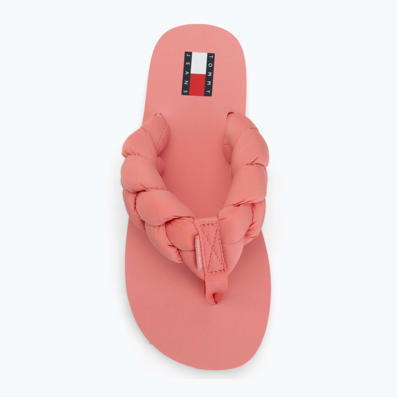Női flip-flop papucsok Tommy Hilfiger Braided Thong enchanted pink 5