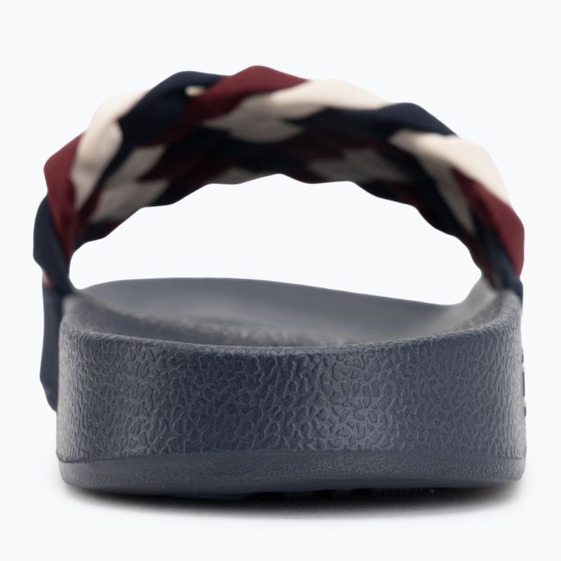 Női papucsok Tommy Hilfiger Braided Pool rwb 6
