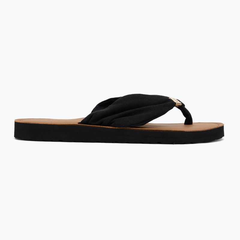 Női flip-flop papucsok Tommy Hilfiger Footbed Summer Sandal Leather black 2