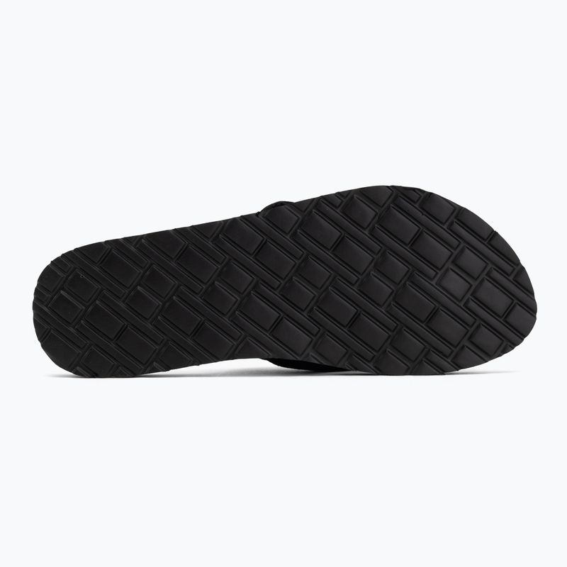 Női flip-flop papucsok Tommy Hilfiger Footbed Summer Sandal Leather black 4