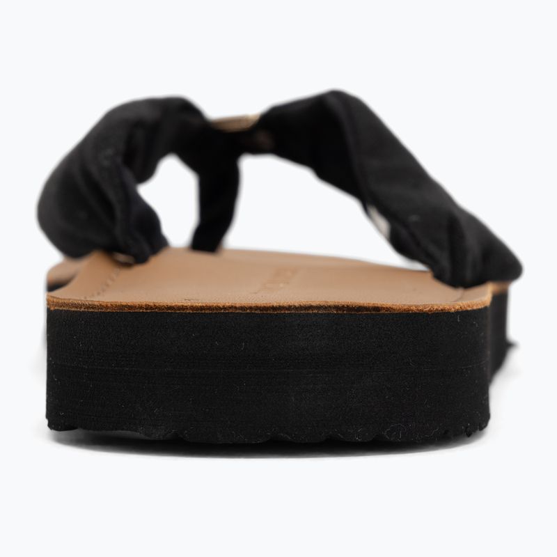 Női flip-flop papucsok Tommy Hilfiger Footbed Summer Sandal Leather black 6
