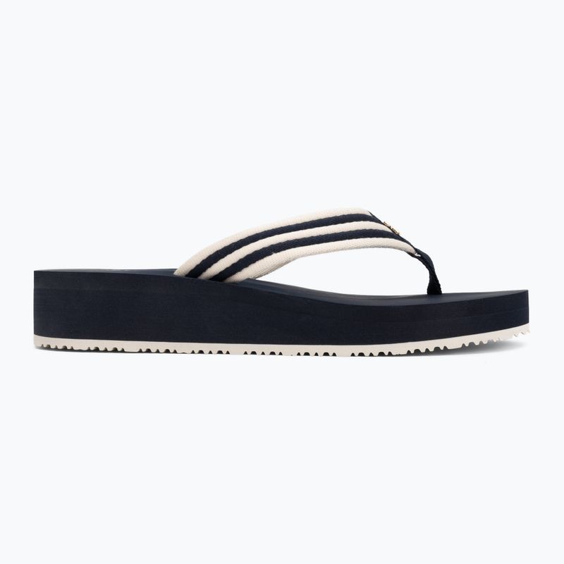 Női flip-flop papucsok Tommy Hilfiger Stripe Summer space blue 2