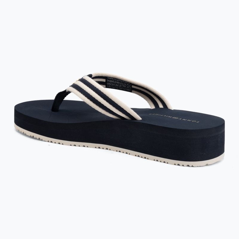 Női flip-flop papucsok Tommy Hilfiger Stripe Summer space blue 3