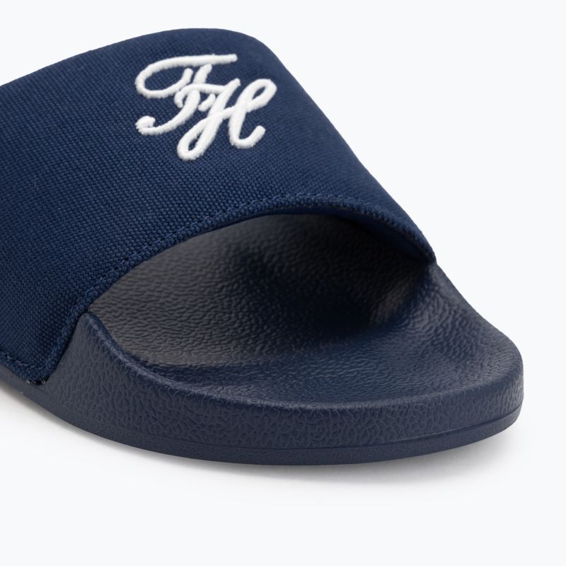 Női papucsok Tommy Hilfiger Script Pool preppy navy 7