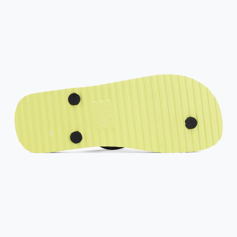 Női flip-flop papucsok Tommy Jeans Logo Summer lime essence/black 4