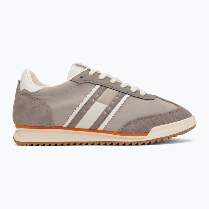 Férfi cipők Tommy Jeans Retro Runner Cleated Mix porcini taupe 2