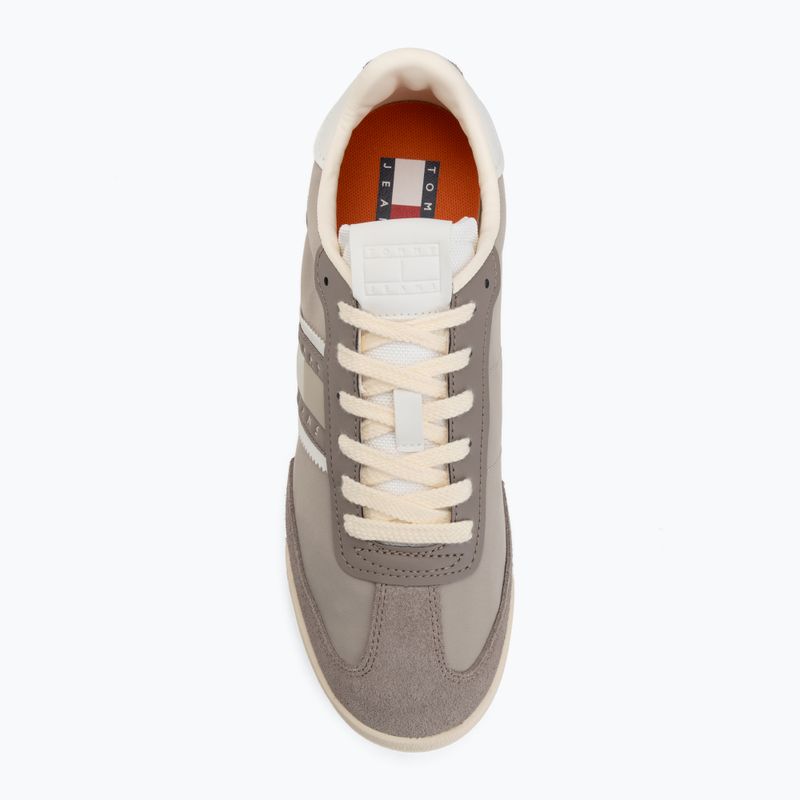 Férfi cipők Tommy Jeans Retro Runner Cleated Mix porcini taupe 5