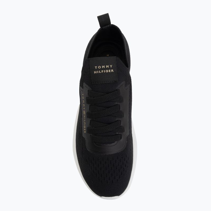 Női cipő Tommy Hilfiger Knit Extralight Runner black 5