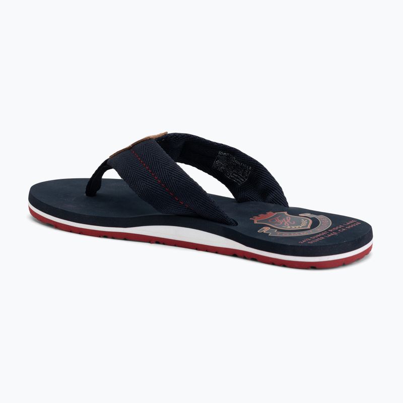 Férfi papucsok Tommy Hilfiger Patch Beach Sandal desert sky 3