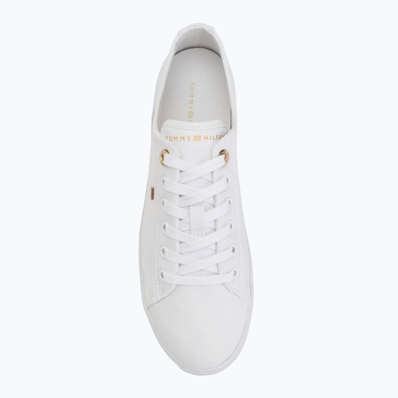 Női tornacipő Tommy Hilfiger Foxing Sneaker Canvas white 5