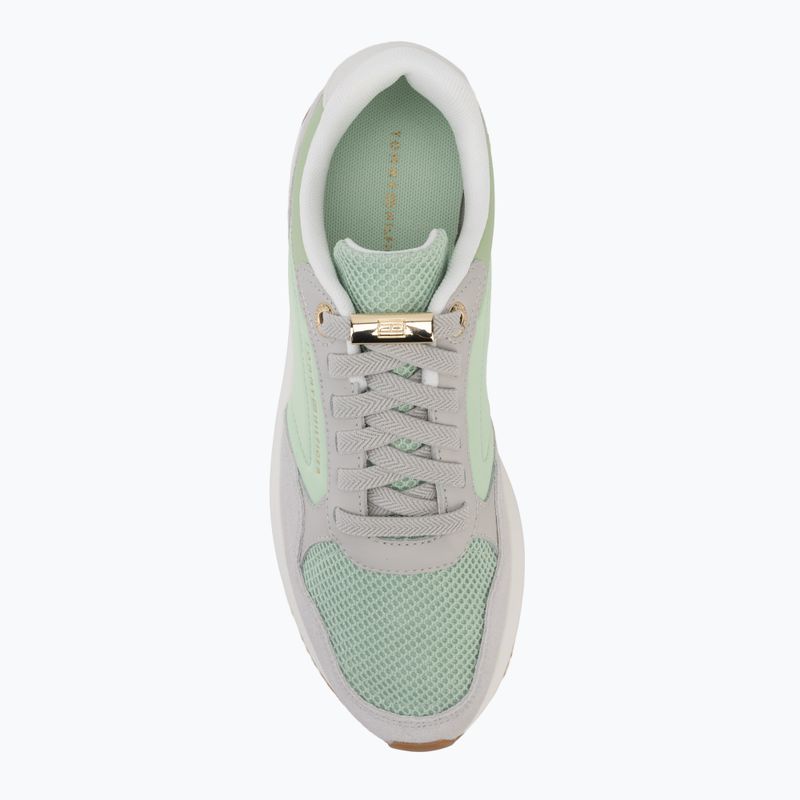 Női cipő Tommy Hilfiger Chic Eva Runner Mesh gentle jade/grey whisper 5