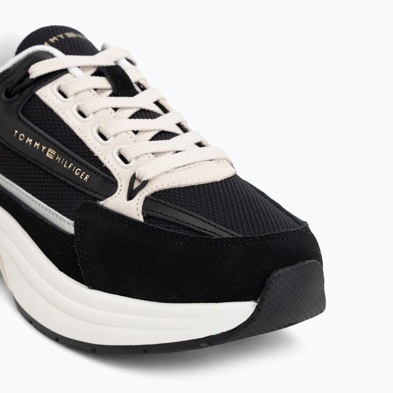 Tommy Hulfiger Sporty Chic Runner fekete női cipő 7