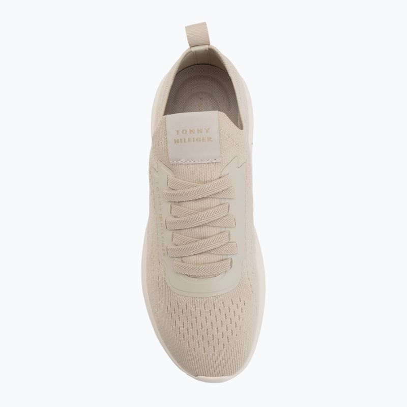 Női cipő Tommy Hilfiger Knit Extralight Runner classic beige 5