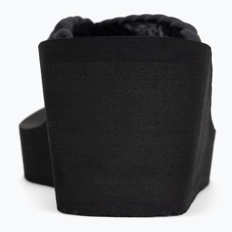 Női flip-flop papucsok Tommy Hilfiger Wedge Braided Summer Sandal black 6