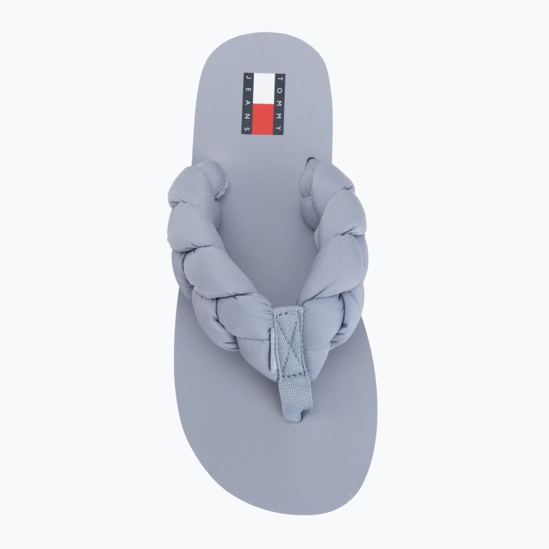 Női flip-flop papucsok Tommy Hilfiger Braided Thong soaring skies 5