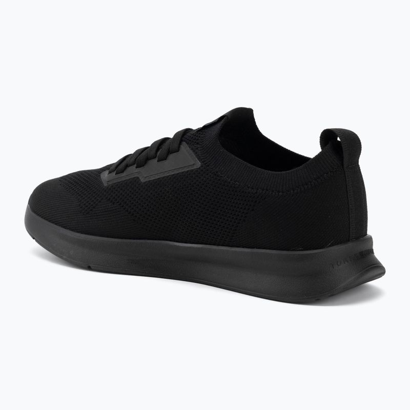 Férfi cipő Tommy Hilfiger Lightweight Knitted Runner black 3