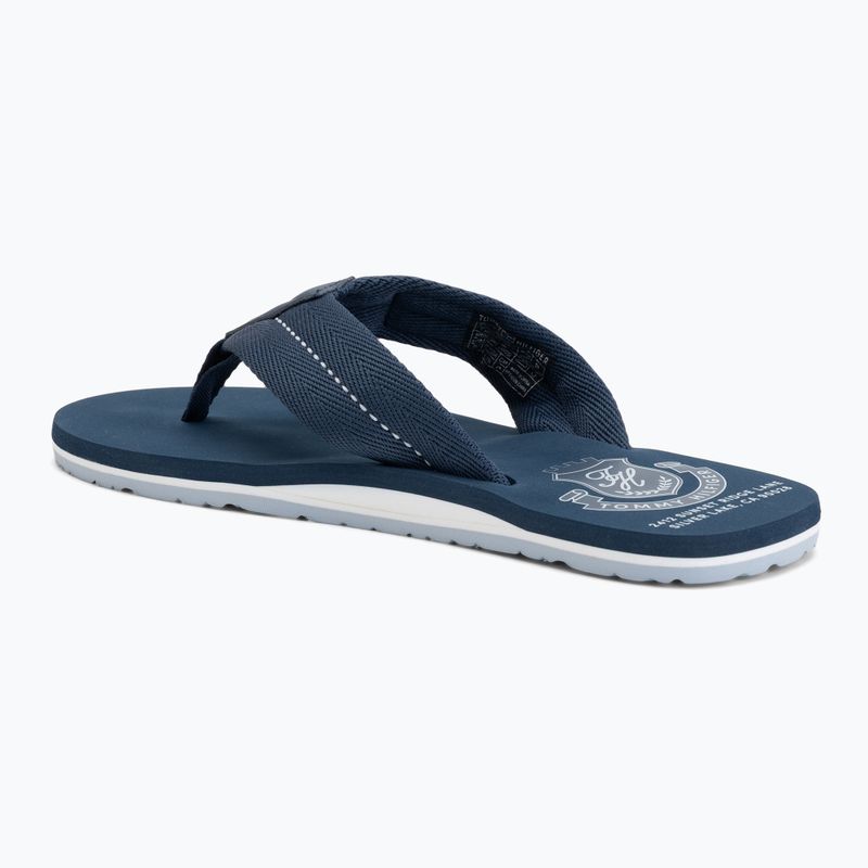 Férfi papucsok Tommy Hilfiger Patch Beach Sandal aegean sea 3