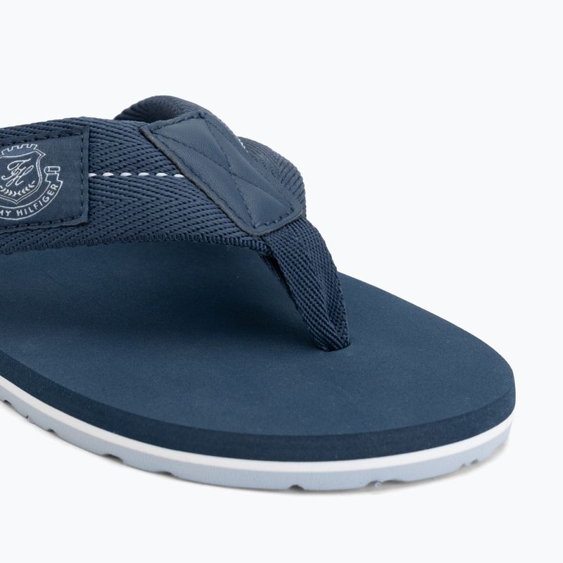 Férfi papucsok Tommy Hilfiger Patch Beach Sandal aegean sea 7