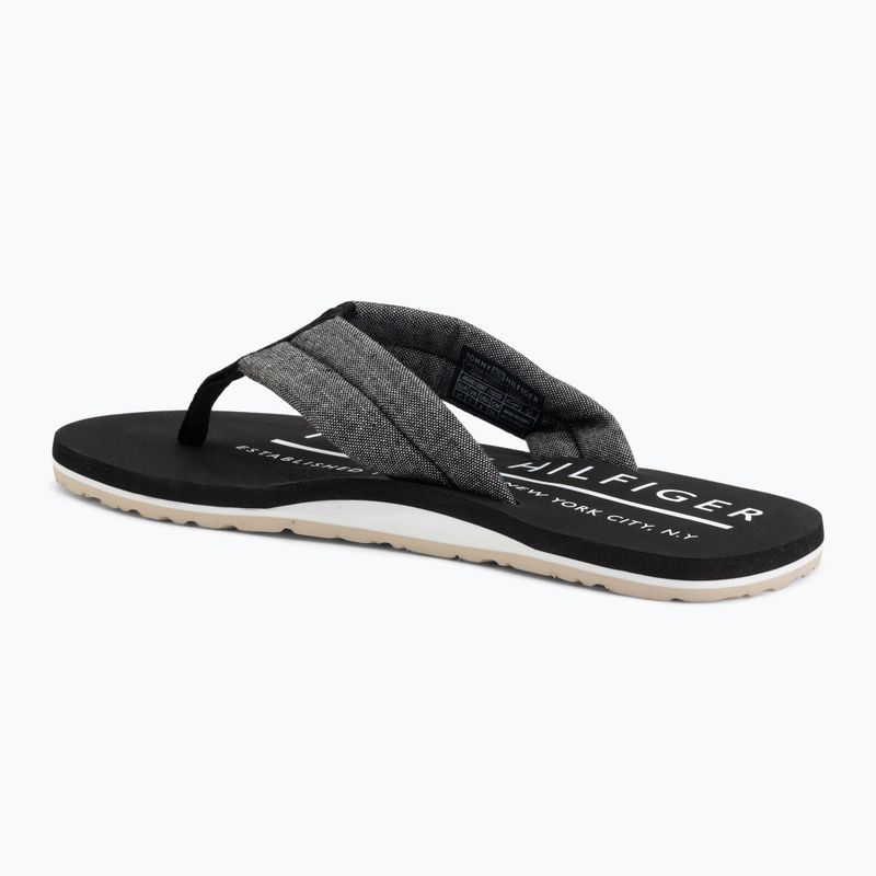 Férfi papucsok Tommy Hilfiger Chambray Beach Sandal black 3