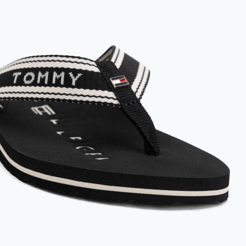 Női papucsok Tommy Hilfiger Webbing Summer Sandal black 7