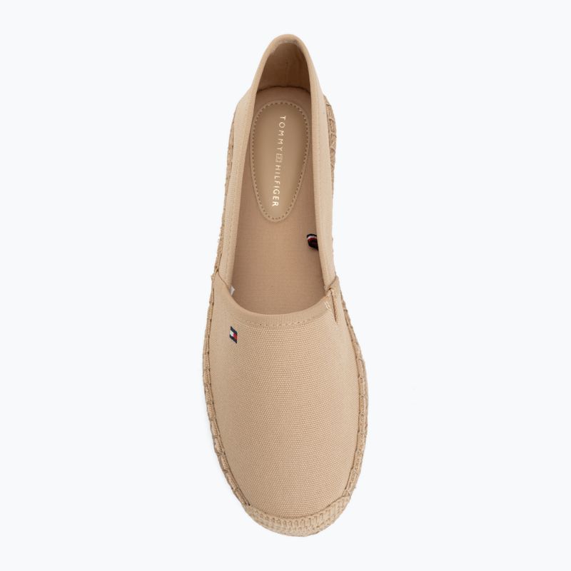 Női cipők Tommy Hilfiger Flag Canvas clayed pebble 5