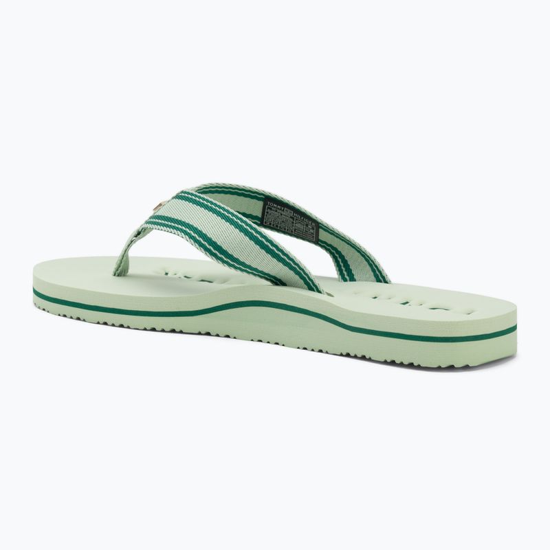 Női papucsok Tommy Hilfiger Webbing Summer Sandal gentle jade 3