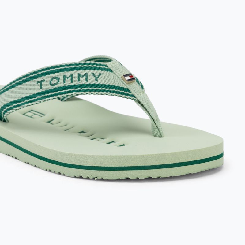 Női papucsok Tommy Hilfiger Webbing Summer Sandal gentle jade 7