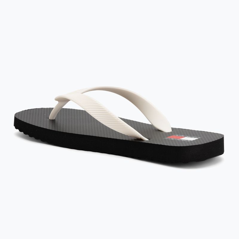 Női flip-flop papucsok Tommy Jeans Logo Summer black/ecru 3