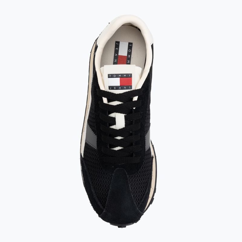 Női cipő Tommy Jeans Retro Runner Archive black/ivory 6