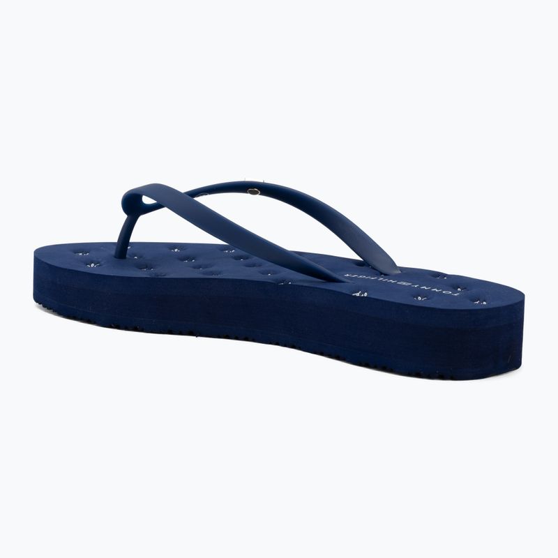 Női flip-flop papucsok Tommy Hilfiger Critter Print Summer preppy navy 3