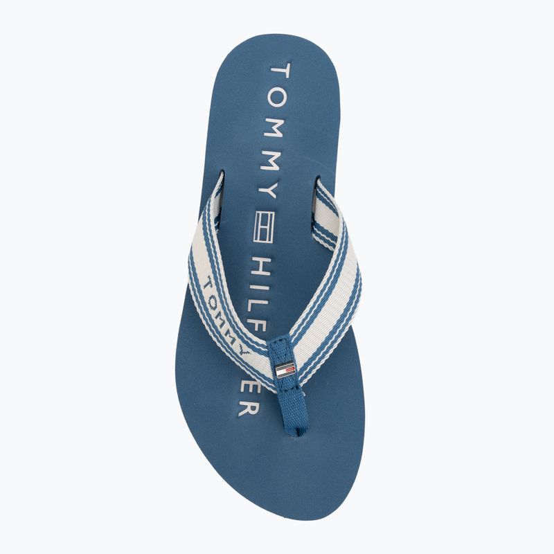 Női papucsok Tommy Hilfiger Webbing Summer Sandal cobalt steel 5