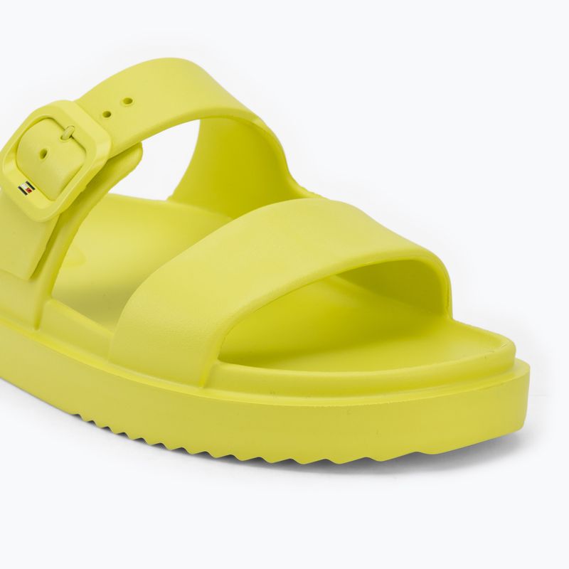 Női papucsok Tommy Hilfiger Light Double Strap lime zing 7